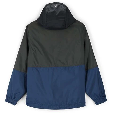 Spyder Men's Belford Windbreaker Anorak Jacket 2 Spyder Men's Belford Windbreaker Anorak Jacket - Image 2