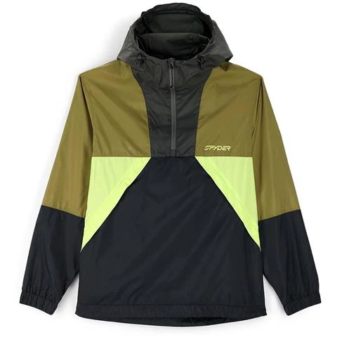Spyder Men's Belford Windbreaker Anorak Jacket 5 Spyder Men's Belford Windbreaker Anorak Jacket - Image 5