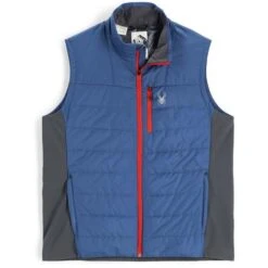 Spyder Men's Glissade Hybrid Insulator Vest 5 Spyder Men's Glissade Hybrid Insulator Vest -Ski Equipment fw23 spyder mensglissadehybridinsulatorvest abyssvolcano 3