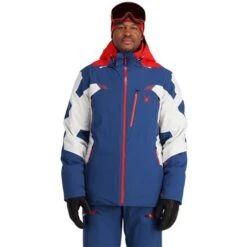 Spyder Men's Leader Jacket 28 Spyder Men's Leader Jacket -Ski Equipment fw23 spyder mensleadergtxjacket abyssvolcano 1