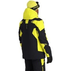 Spyder Men's Leader Jacket 34 Spyder Men's Leader Jacket -Ski Equipment fw23 spyder mensleadergtxjacket blackcitron 2