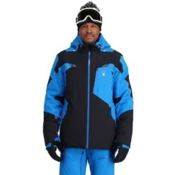Spyder Men's Leader Jacket 38 Spyder Men's Leader Jacket -Ski Equipment fw23 spyder mensleadergtxjacket blackcollegiate 1