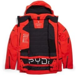 Spyder Men's Pinnacle GTX Jacket 24 Spyder Men's Pinnacle GTX Jacket -Ski Equipment fw23 spyder menspinnaclegtxjacket volcano 10