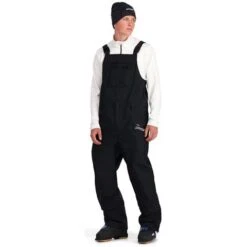 Spyder Men's Sanction Bib -Ski Equipment fw23 spyder menssanctionbib black 1