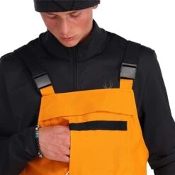 Spyder Men's Sanction Bib -Ski Equipment fw23 spyder menssanctionbib desertsun 5