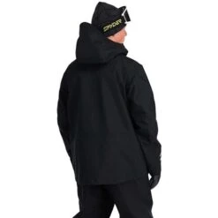 Spyder Men's Sanction Jacket -Ski Equipment fw23 spyder menssanctionjacket black 2