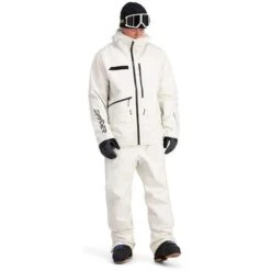 Spyder Men's Sanction Jacket -Ski Equipment fw23 spyder menssanctionjacket vanillaice 3