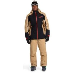 Spyder Men's Seventy - Eight Jacket 32 Spyder Men's Seventy - Eight Jacket -Ski Equipment fw23 spyder mensseventyeightjacket blacktannin 3