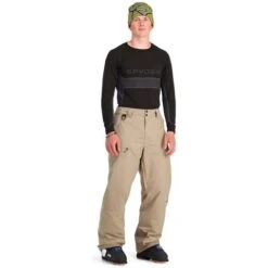 Spyder Men's Seventy Pant -Ski Equipment fw23 spyder mensseventypant timberwolf 3