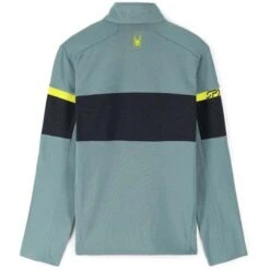 Spyder Men's Speed Full Zip Fleece Jacket -Ski Equipment fw23 spyder mensspeedfullzipfleecejacket tundracitron 2