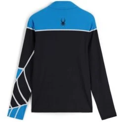 Spyder Men's Spirit Of '78 Zip T-Neck 19 Spyder Men's Spirit Of '78 Zip T-Neck -Ski Equipment fw23 spyder mensspiritof78ziptneck collegiateblack 2