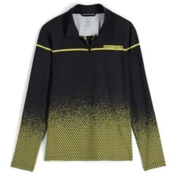 Spyder Men's Spirit Of '78 Zip T-Neck 20 Spyder Men's Spirit Of '78 Zip T-Neck -Ski Equipment fw23 spyder mensspiritof78ziptneck fadedgeocitron 1