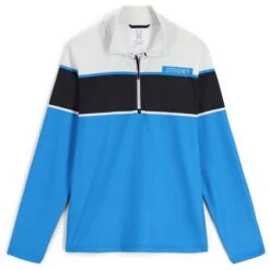 Spyder Men's Spirit Of '78 Zip T-Neck 28 Spyder Men's Spirit Of '78 Zip T-Neck -Ski Equipment fw23 spyder mensspiritof78ziptneck glaciercollegiate 1