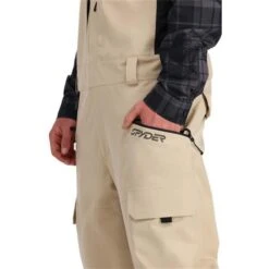 Spyder Men's Terrain Bib -Ski Equipment fw23 spyder mensterrainbib safari 3