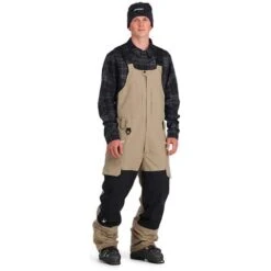 Spyder Men's Terrain Bib -Ski Equipment fw23 spyder mensterrainbib timberwolf 1