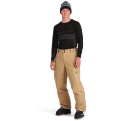 Spyder Men's Traction Pant 34 Spyder Men's Traction Pant -Ski Equipment fw23 spyder menstractionpant tannin 3