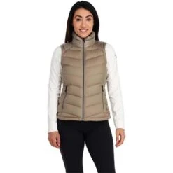 Spyder Women's Timeless Down Vest -Ski Equipment fw23 spyder womenstimelessdownvest cashmere 1