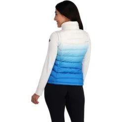 Spyder Women's Timeless Down Vest -Ski Equipment fw23 spyder womenstimelessdownvest defrostcollegiate 2