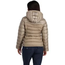 Spyder Women's Timeless Hoodie Down Jacket -Ski Equipment fw23 spyder womenstimelesshoodiedownjacket cashmere 2