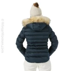 Sunice Women's Fiona Jacket With Real Fur 19 Sunice Women's Fiona Jacket With Real Fur -Ski Equipment fw23 sunice womensfionajacketrealfur midnight model3