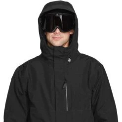 Volcom Men's L Ins Gore-Tex Jacket 33 Volcom Men's L Ins Gore-Tex Jacket -Ski Equipment fw23 volcom menslinsulatedgoretexjacket black 4