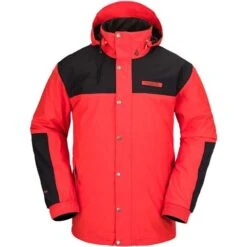 Volcom Men's Longo Gore-Tex Jacket 13 Volcom Men's Longo Gore-Tex Jacket -Ski Equipment fw23 volcom menslongogoretexjacket orangeshock 1