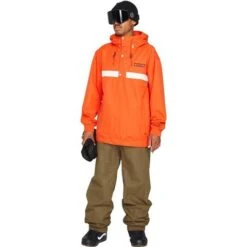 Volcom Longo Pullover -Ski Equipment fw23 volcom menslongopullover orangeshock 3