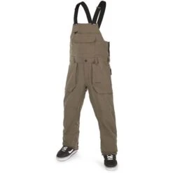 Volcom Men's Roan Bib Overall 10 Volcom Men's Roan Bib Overall -Ski Equipment fw23 volcom mensroanbiboverall darkteak 1