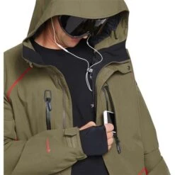 Volcom Men's TDS 2L Gore-Tex Jacket 8 Volcom Men's TDS 2L Gore-Tex Jacket -Ski Equipment fw23 volcom menstds2lgoretexjacket darkteak 4