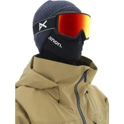 Anon M3 Goggle + Bonus Lens + MFI Face Mask -Ski Equipment m3mfi blacksonarred