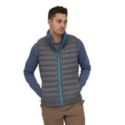 Patagonia Men's Down Sweater Vest -Ski Equipment pat 84623 forge grey model1
