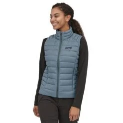 Patagonia Women's Down Sweater Vest -Ski Equipment pat 84629 ligh plume grey model1