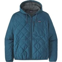 Patagonia Men's Diamond Quilted Bomber Hoody 9 Patagonia Men's Diamond Quilted Bomber Hoody -Ski Equipment patagonia quiltbombhoodm blue 2223fw