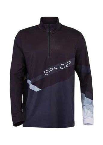 Spyder Men's Mandate Zip T-Neck 1 Spyder Men's Mandate Zip T-Neck
