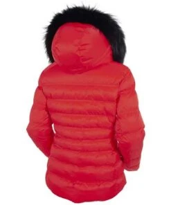 Sunice Women's Fiona Jacket With Real Fur 21 Sunice Women's Fiona Jacket With Real Fur -Ski Equipment suni wel1804f scarlet red2