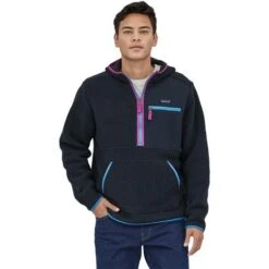 Patagonia Men's Retro Pile P/O -Ski Equipment wbf2223 22790 pibl cm1