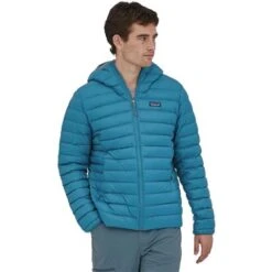 Patagonia Men's Down Sweater Hoody 9 Patagonia Men's Down Sweater Hoody -Ski Equipment wbf2223 84702 wavb pl1
