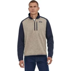 Patagonia Men's Better Sweater 1/4 Zip 26 Patagonia Men's Better Sweater 1/4 Zip -Ski Equipment wbs2223 25523 ortn kt1